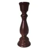 Wooden Vintage Candlestick Holder Classic Handmade Craft Candlesticks Candle Holder Home Wedding Party Table Decoration