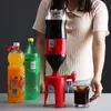 Mini dricka fontäner cola dryck switch drinker hand tryck vatten dispenser soda dispenser för hemfest bartillbehör