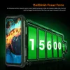 OUKITEL WP15 RUGGED smartphone 15600 mAh 8GB+ 128 GB 6.5 "HD+ Octa Core Android11 Mobiele telefoon 48MP MT6833 NFC Smartphone Mobiele telefoon