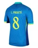 Brasile 24-25 Maglie da calcio Brasile Camiseta de futbol Neymar Jr Paqueta Raphinha Shirt da calcio Maillots Marquinhos Vini Jr Richarlison Men Woman Woman