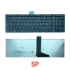 Teclados novos teclados espanhóis russos dos EUA para Toshiba Satellite L50A S50 A S50TA S50DA S55A S55DA S55TA L70A L75A C70A C75A