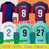 2024 Gavi Lewandowski Pedri Soccer Jerseys 23 24 25 Cubarsi Joao Felix Cancelo Gundogan F. de Jong Raphinha Lamine Yamal Camiseta de Foot Ferran Men Set Kids