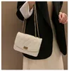 HBP غير العلامة التجارية سلسلة أزياء جديدة ins One One Houtgle Organ Square Square Handbags Pu Leather Counter Counter Counter for Women