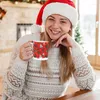 Tassen 350 ml Weihnachten 3d Keramik Tasse Cartoon Santa Claus Snowman Muster Kaffee Milch Tasse kreative Dekoration Geschenk