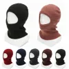 Vinter stickad balaclava hatt män full ansikte täcker hatt armé taktisk cs stickning mössor skidcykel hatt varm unisex ansiktsmasker hattar