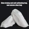 Storage Bags Shoe Dust Covers Anti Yellowing Non-Woven Dustproof Drawstring Travel Drying Shoes Protecter For Keep Clean