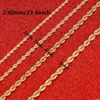 Chain de colar de ouro para homens corda corda de joias de alta qualidade280y