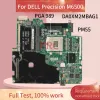 Moderkort CN0VN3TR 0VN3TR för Dell Precision M6500 Laptop Motherboard DA0XM2MBAG1 PM55 DDR3 Notebook Mainboard