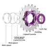 ZTTO MTB enkele snelheid Cassette One Speed Cog 1Speed Gear Fixed 16t 17t 18t 19t 20t 21t 22t 23t Hg Freewheel K7 Bicycle -tandwiel