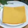 100pcs Linen Napkins Polyester Diner 12inch X 12inch Handkerchief Hanky Wedding Party Supply Birthday Banquet 30cm X 30cm