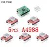 5pcs A4988 Stepper Driver + радиатор для репрессии 3D Принтер.