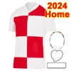 2024 camisas de futebol croácia masculas modric kovacic kramaric vida majer Juranovic pasalic petkovic home futebol camisetas