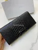 Luxury card holder coin purses with box Serpentine bvlgarrCardholder classic wallets bag women's fashion passport holder key pouch wallets Leather BVS 19*10cm