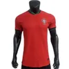 Jerseys de futebol 2024 Portugal Home Jersey, número de fã da edição de futebol Número imprimível