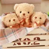 1pc 30cm kawaii en peluche ours en peluche jouet mignon en peluche de poupées animales molles pour enfants bébé enfants cadeau d'anniversaire Valentin 240329