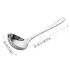 Spoons Table Stainless Steel Salt Large Soup Spoon For Eating Teaspoons Set Kitchen Tableware Camping Dinnerware Accessories