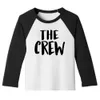 The Crew Tshirt Big Sibling Tshirt Little Boy Big Brother Big Sister Nouveau de l'équipage Thirt de grossesse et sœur