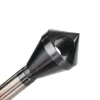 M35 Cobalt Deburing Cutter Cutters Chanking Drill Bit 90 graus HRC89 Tialn Hss-Co Oblíquo Broca Câmera