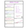 A3 Magnetic Weekly Planner Board Folha de quadro para o calendário de placa branca semanal de cozinha multiuso para planejamento de menu para planejamento