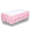 Two Layers Rufflled Bed Skirt Children Baby Crib Bed Skirt Baby Bed Cover Couvre Lit Home Bedding Bedspread Bedroom Bedsheet