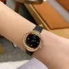 Montre-bracelets Fleur Fleurée Diamant incrustée Dalle Quartz Wristwatch Luxury Cuir étanche Bracelet pour dames Horloge robe Watch Corloge Reloj