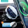 Ladegeräte Joyroom Magnetic Car Halter Wireless Ladegerät Tragbarer Telefonhalter im Auto -Ladegerät für iPhone Samsung Huawei Xiaomi