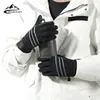 Anti -Schlupf -Wärme -Fleece -Handschuhe erhitzte Radfahrradhandschuhe wasserdichtem Touchscreen -Handschuh für Zyklus MTB Bike Ski Full Long Finger