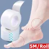 5m/Roll Silicon Invisible Fersenaufkleber Absätze Griffe für Frauen Männer Fersenkissen Nicht-Schlupf-Einsätze Pads Fußheelpflegeschutzschutzschutz