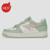 2024 Designer Low Men Chaussures décontractées Star Sk8 Stas Color Camo Staesi Combo Bathing Rose Patent Trainers APES Cuir Green Black Blanc Femme Sneakers S3 S5