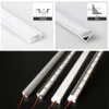 2-10pcs 0,5 m de profil en aluminium argenté DIY Bar du canal de la barre LED MAISER MAICKET COVER CAPERT LIGNE LIGNE LIGHT