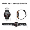 Relojes C25 Smart Watch para hombres Smartwatch 2023 Bluetooth Call Heart Rele Monitor 1.43 pulgadas HD 466*466 Pantalla 100+ Asistente de voz de Sport