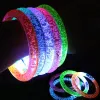 1PC Flash Dance Bracelets Opaski na rękę LED Flash Blow Bangle w ciemnym prezencie urodzinowym pulseras luminosas fluorescentes