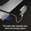 Hubs MH4PU USB Hub Aluminium 4 porty USB 3.0 Cliptype Hub Multi USB Adapter 1030 mm Klips Zakres dla komputera na PC laptop