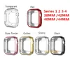 시리즈 1234 Apple Watch Cover 용 소프트 실리콘 케이스 38mm 42mm 40mm 44mm Iwatch5384761 용 TPU 보호 커버