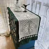 1pc home decorativo retro estilo retro crochê tabela corredor com tamel de mesa lateral de mesa de toalha tampa da mesa de mesa de mesa de gesang flor