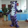 Costumes de mascotte mousse mignonne drôle de Tiger dessin animé en peluche de Noël déguisement Halloween Mascot Costume
