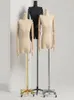 Female No Arm Mannequin Body, Universal Wheel Base, Flat Shoulder Jewelry, Flexible Women,Adjustable Rack,Doll C840, Two Style