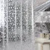 Wodoodporna zasłona kąpielowa plastikowa zasłona prysznicowa PVC przezroczystą przezroczystą łazienkę przeciw mączniaka półprzezroczyste kurtynę do kąpieli z haczykami