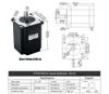 Kit CNC 2.2N / 2NM 3A NEMA 23 57 x 82 mm / 76 mm moteur pas à pas TB6600 DM542 DM556 Driver + 350W Alimentation Mach3 Contrôleur Carte de contrôleur