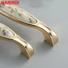 NAIERDI Antique Ceramic Cabinet Handles Chinese Vintage Drawer Knobs Wardrobe Door Handles European Furniture Handle Hardware