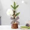Merry Christmas Tree, Mini Christmas Tree Desk Table Xmas Tree Ornamenten Kerstcadeau voor Home Party Wedding Decoratie