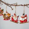 Angel Snowman Christmas Tree Ornements suspendus suspense en métal artisanat 2022 Nouvel An de Noël décoration à la maison décoration