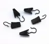 50st/Set Black Silver Metal Hook Clips Hanging Curtain Clip Hanger