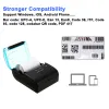 IMPRESSORES ZJIANG MINI 58MM PRIMERAÇÃO Bluetooth Printer portátil de recibo térmico para celular Android iOS Windows Pocket Bill