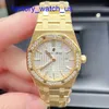 Hot AP Wrist Watch Royal Oak Series Watches Woard's Women's Woard 33 mm Diamètre Quartz Movement Steel White Gold Leisure Men's Luxury Watch 67651ba.zz.1261ba.01