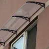 30 "*40" Polycarbonate PC Awning UV Patio Patio Patio For Window Door