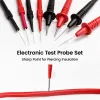 KAIWEETS KET05 Digital Multimeter Probe Soft Wire Needle Tip Universal Test Leads with Alligator Clip 1000V 10A