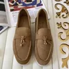 loro piano summer walk designer shoes أعلى مصمم أحذية رجالية فاخرة اللباس مع قفل معدني 【code ：L】