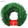 5.5 M Festive Party Rattan DIY Wreath Background Wedding Wall Garland 2024 Christmas Decorations For Home XMAS Party Ornament