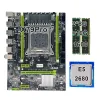Motherboards KEYIYOU X79 Pro motherboard Set LGA 2011 V1 V2 with 16GB DDR3 ECC REG RAM XEON kit Xeon E5 2680 2.7GHz 20M Cache 8 GT/s LGA 2011